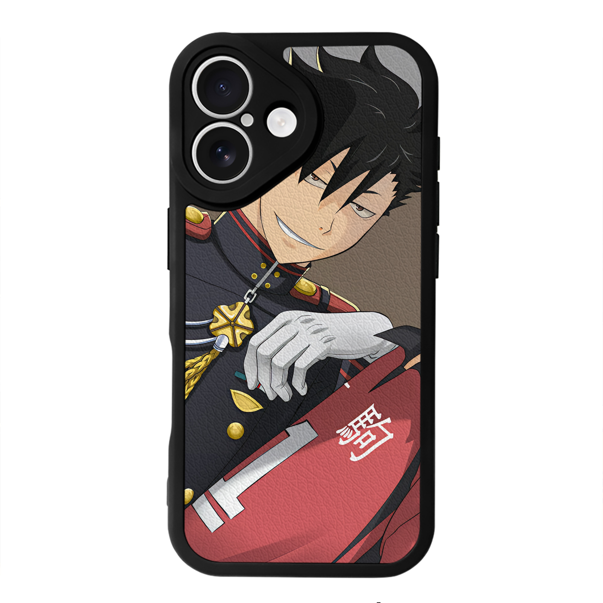（画像用） ハイキュー!! Haikyu!! 【iPhone 16シリーズ対応】シリコンスマホケース（レザー調） 材質：シリコン